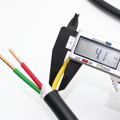 起帆ZCYJV3*6平方铜芯电缆阻燃国标三芯中央空调线7KW充电桩电线