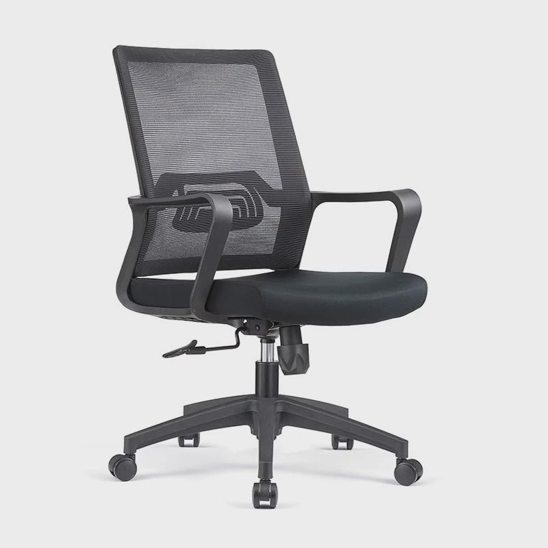 办公电脑椅升降旋转会议培训职工椅弓形网布椅S子人体工学椅家用