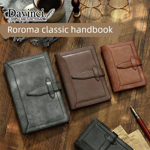 Davinci达芬奇roroma活页手帐本肉肉马m5高档A6