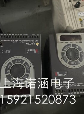 海利普变频器HLP-C1000D7543P20XXX1CX0BXXV133 0.75KW380V测试好