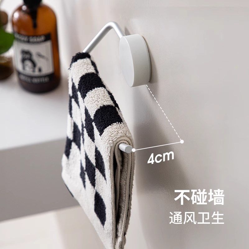 浴室毛巾挂架免打孔擦手巾收纳层架上墙式壁挂牙刷架化妆室铝制黏,家庭/个人清洁工具,毛巾挂/毛巾架,淘宝优惠券,粉丝福利购,淘宝优惠卷