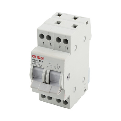 小型转换SF219G 2P导轨式转换开关 导轨式安装双电源转换隔离开关