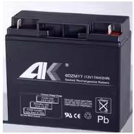 AK蓄电池6GFM100 12V100AH65AH40A33A17AH消防主机直流屏监控机房