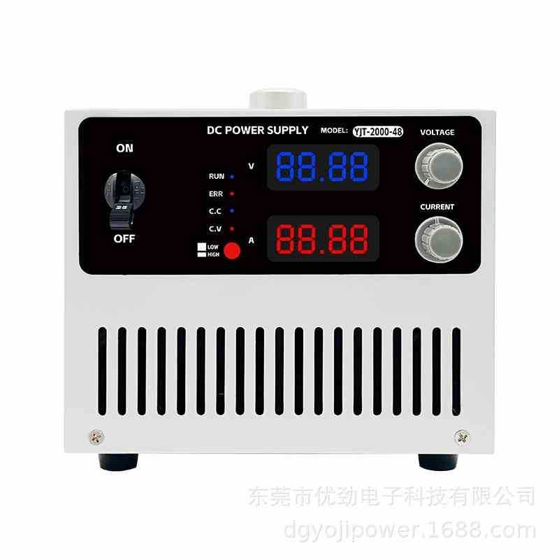 2000W可调大功率直流稳压电源220V转12V24V48V300V电解高压电源