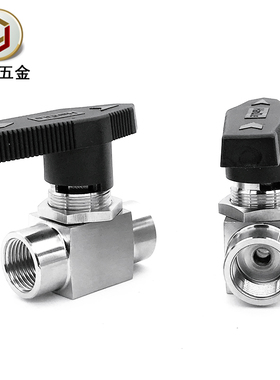 304/316不锈钢仿美内螺纹球阀内丝高压直通球阀丝扣面板球阀Q11SA