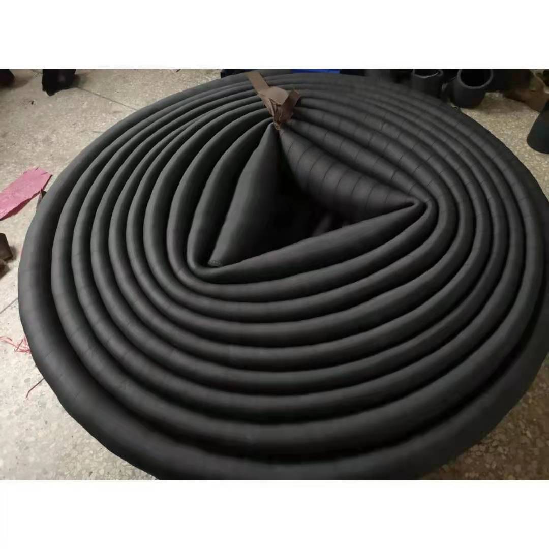 2.5寸泥浆管3 4 n6 8寸黑色夹布橡胶管打桩机输水管软管64 76 三