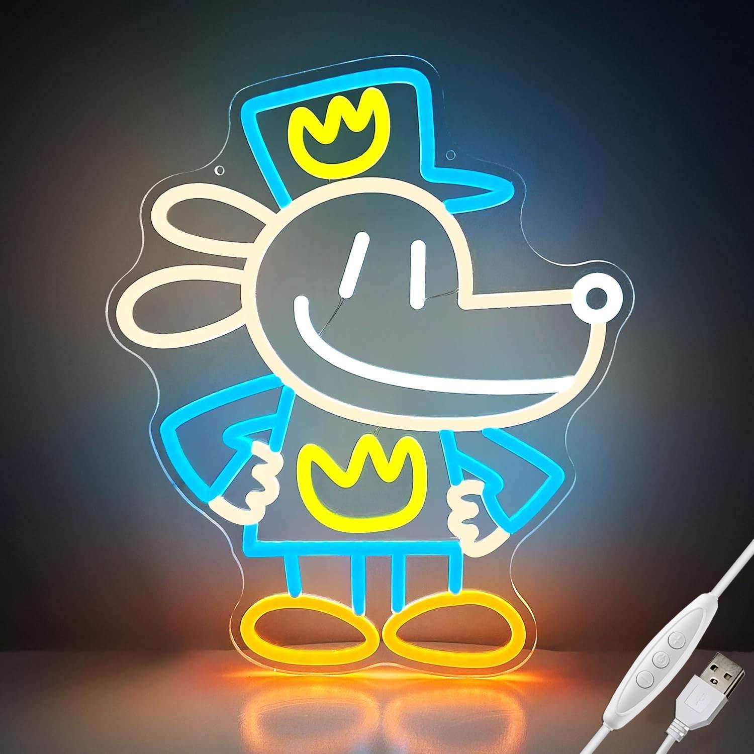 卡通动漫狗人霓虹灯dog man led灯牌 usb供电儿童卧室发光装饰,鲜花速递/花卉仿真/绿植园艺,割草机/草坪机,淘宝优惠券,粉丝福利购,淘宝优惠卷