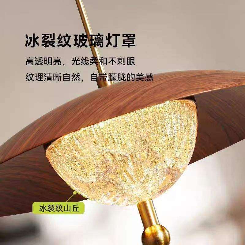 中古风餐厅吊灯胡桃木色智能触摸餐桌吧台过道灯饭厅升降款吊线灯,电子元器件市场,其它元器件,淘宝优惠券,粉丝福利购,淘宝优惠卷