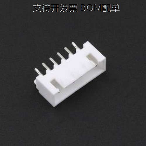 TJC3D-6AS 线对板针座 1x6P 间距:2.5mm 直插 插件,P=2.5mm