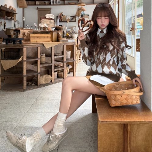 迪士尼穿搭衣服JK制服美式百褶裙成人秋冬套装英伦学院风环球影城