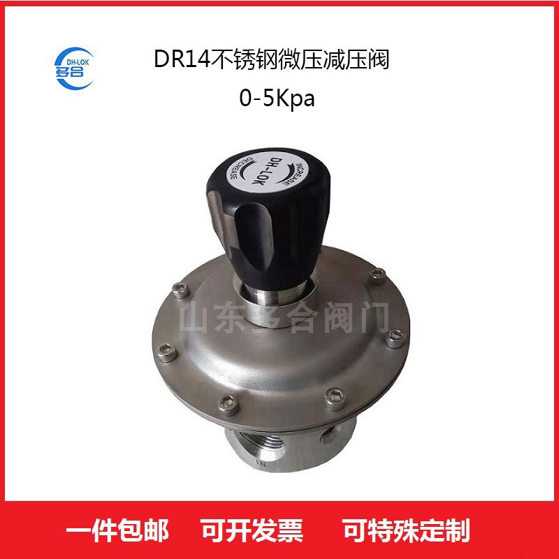 气体减压阀DR14微压减压器不锈钢压力调节阀门稳J压阀1Kpa3kpa5kp