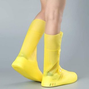 套防滑防雨女男雨鞋 雨天硅胶防水鞋 高筒脚套加厚耐磨便携雨靴套套