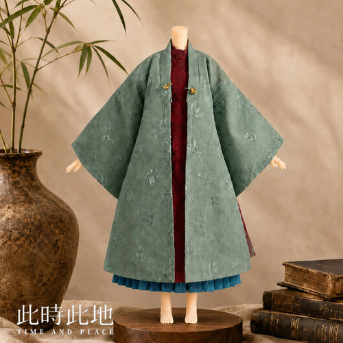 BJD娃特六明制披风、汉服、古风