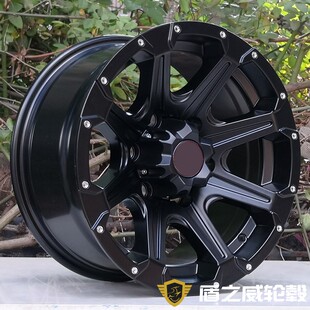 适用于得利卡L400帕杰罗V73哈弗H5五十铃Dmax铃拓15 16寸越野轮毂