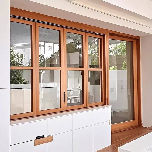 实木门窗推拉窗卧室门玻璃门厨房门窗定制简约平开门店铺门对开门