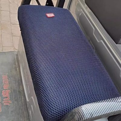 通风座套凉垫3D夏季坐垫套拉货防烫防水通用电瓶车 坐三轮车套罩