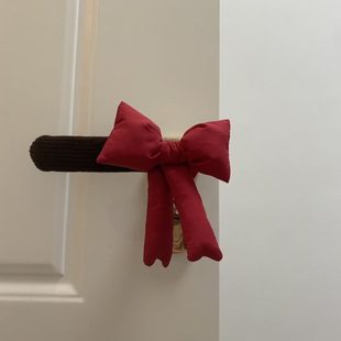 风拉手ins套卧室门毛线墙防静电门把手保护套防撞垫套家奶油护新