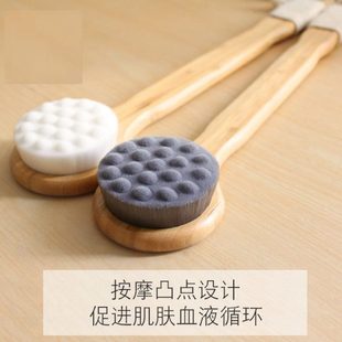 爪喵洗澡刷背浴刷背孕妇后背刷猫长柄软毛清洗刷子搓澡搓背洗沐浴
