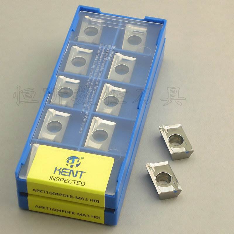 KENT数控铣刀片 APKT1604PDFR-MA3 H01 铝用铣刀片 1604铣刀粒
