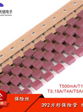 392方形保险丝 250V 慢断 T500mA T1A T2A T3.15A T4A T5A T6.3A