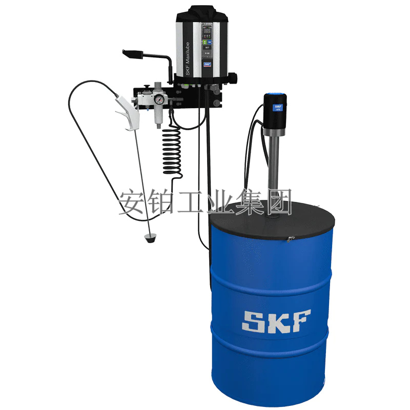 SKF原装带磁阀气动电机MPB气动泵油箱泵递进式单双线润滑系统正品