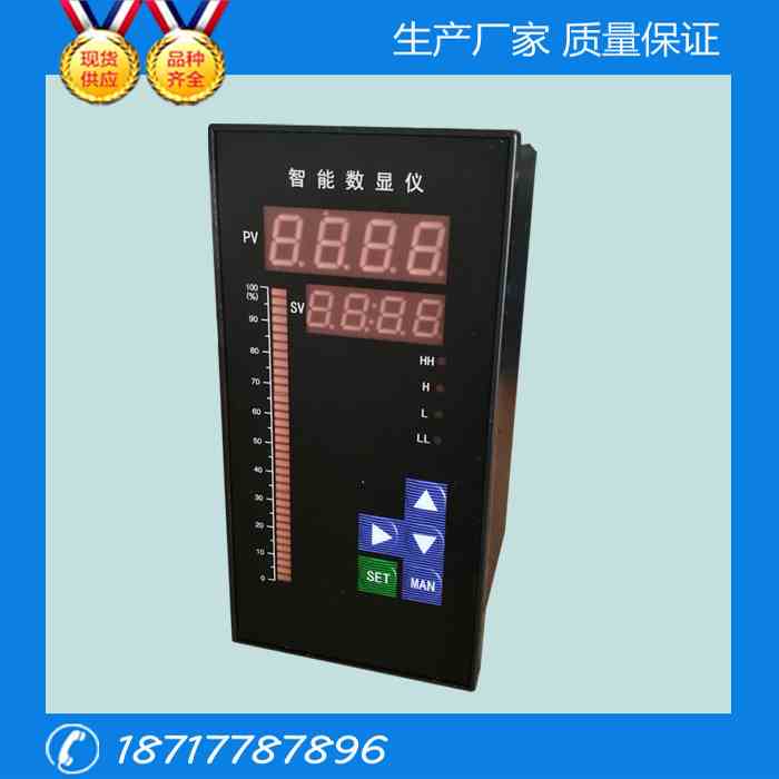 JDXM-2111PD1S智能光柱显示报警仪 智能液位控制仪80*160 24V供电