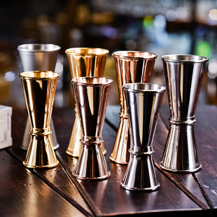 日本进口YUKIWA量酒器磨砂量酒器定制量杯盎司杯盎司器镀金量杯