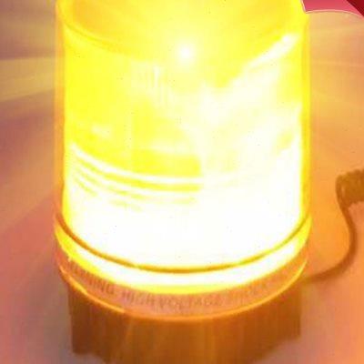汽车警报吸顶灯LED校车灯车顶开道黄色工程爆闪警示灯带磁铁底座