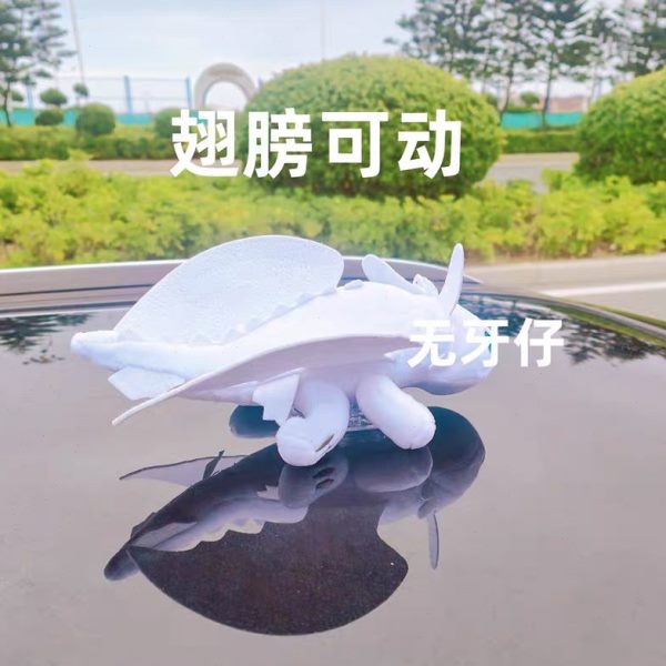 无汽车外车顶仔摆件翅膀可动装饰玩偶摩托车头盔天窗牙小配件挂件