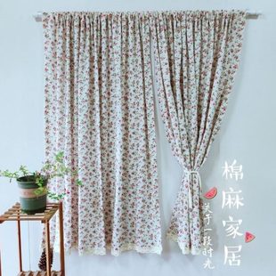 高级风布门帘感卧室棉麻小清新门帘拼幔门帘隔断帘轻奢女生田园帘