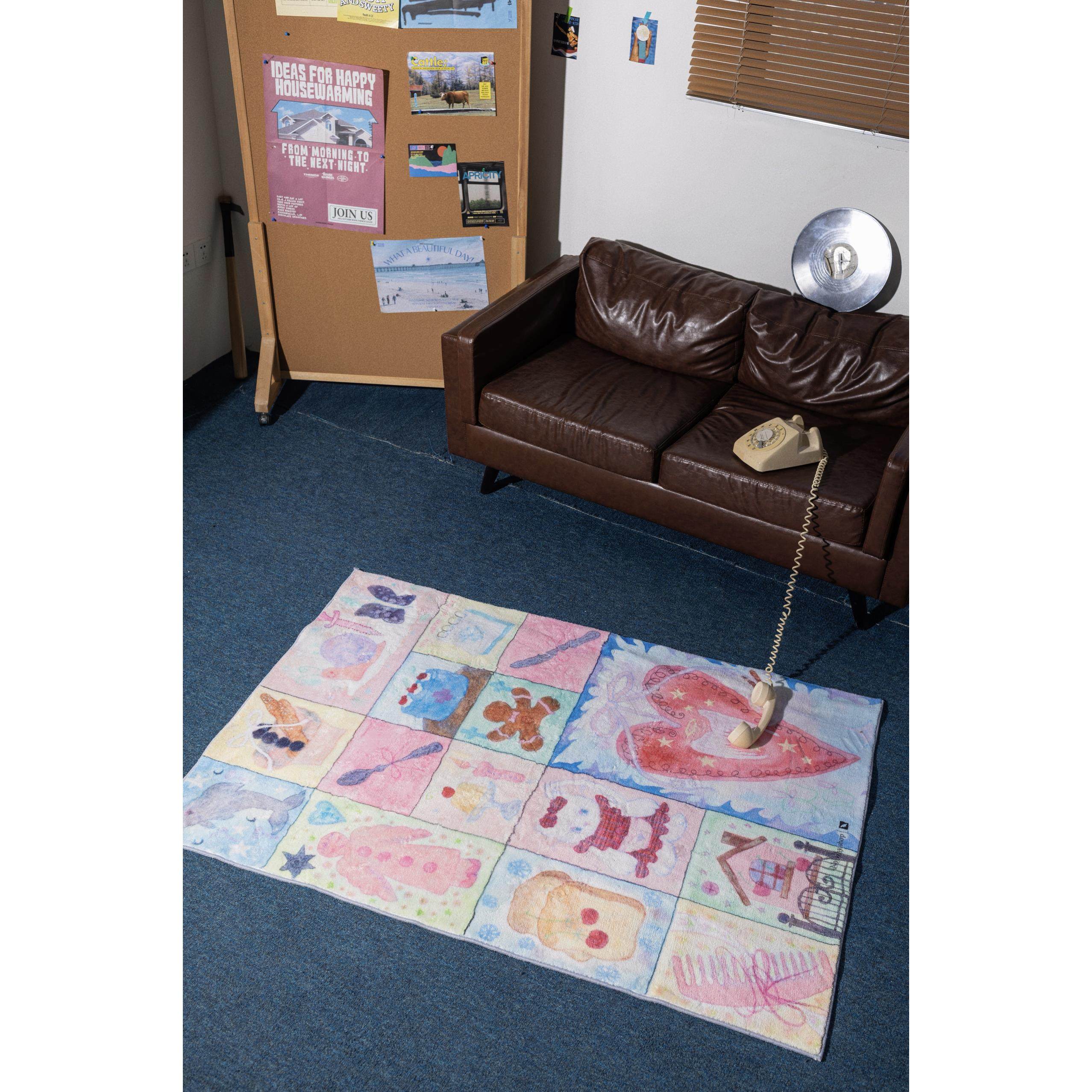 ·歪店×ptmaor-“dreamcore”加厚彷羊绒地毯地垫