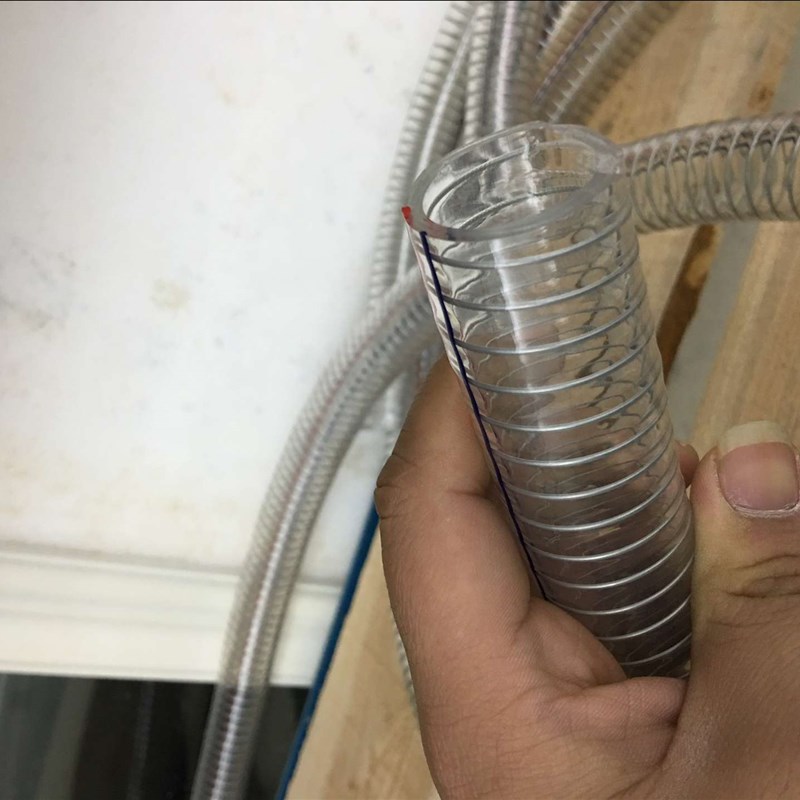 PVC透明钢丝软管输油管抗冻塑料水管加厚真空负压管46分123寸25mm