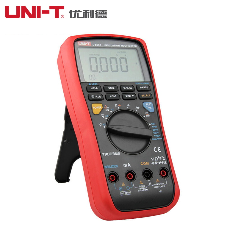 优利德UT531/UT532/UT533绝缘电阻万用表高精度电容电阻频率测试