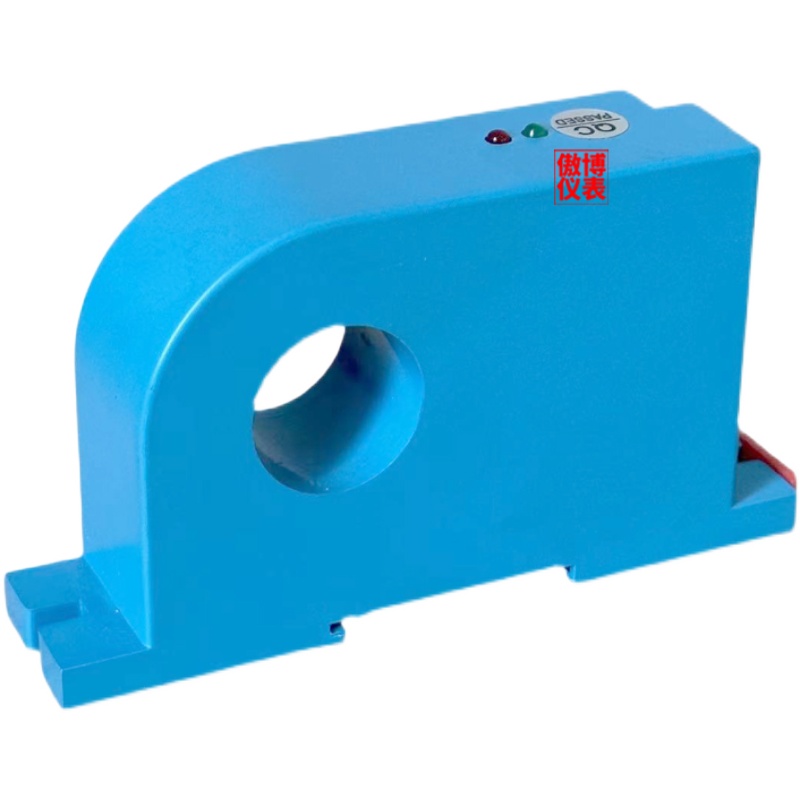 直流电流变送器穿孔霍尔感测器0-100A转4-20mA电量互感.器隔离模