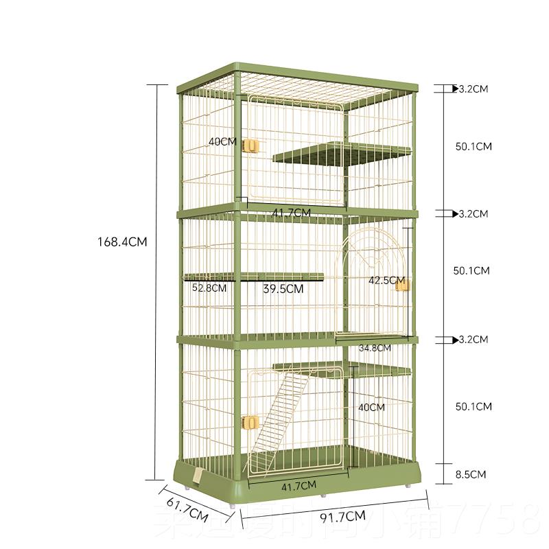 高档猫笼子家用猫小户型猫别墅一猫内屋自带体厕猫窝猫房猫咪室不