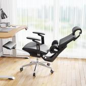 正品 板椅舒适坐椅子子办老公室可躺椅午久睡高端商务办公椅轻奢高