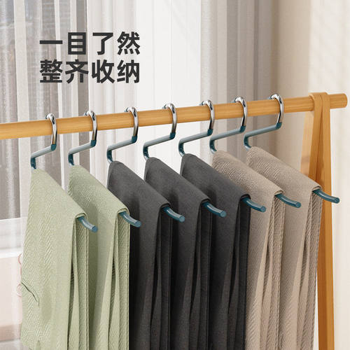 浸塑衣架防滑鹅型裤架 领带架加粗Z字家用收纳宿舍多功能晾晒
