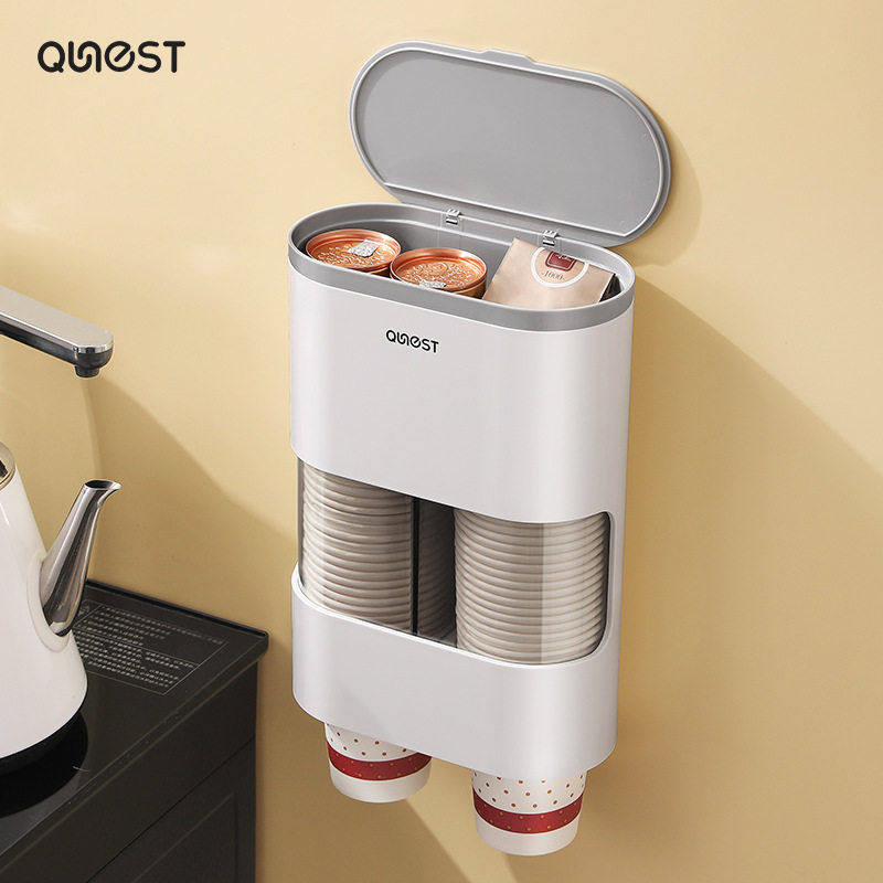 一次性杯子挂架自动取杯器家用挂壁式纸杯架创意水杯收纳家用架子,家庭/个人清洁工具,杯架,淘宝优惠券,粉丝福利购,淘宝优惠卷