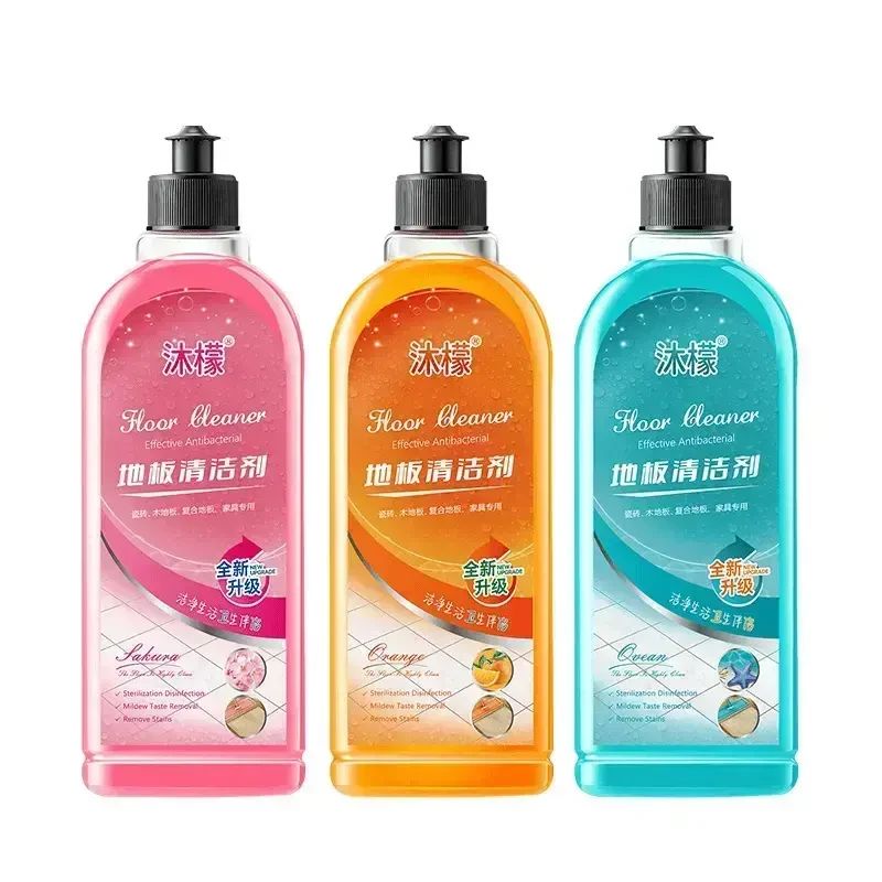 沐檬地板清洁剂批发瓷砖木地板清洗剂地面速干拖地液抑菌增亮图片