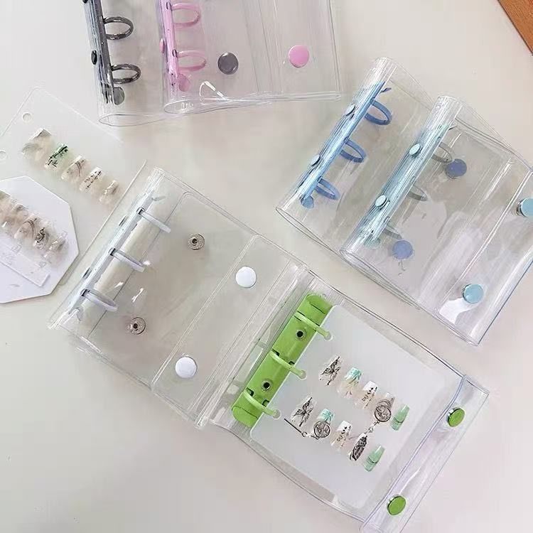 迷你高级活页甲片收纳本可爱穿戴甲展示板美甲专用收纳册子