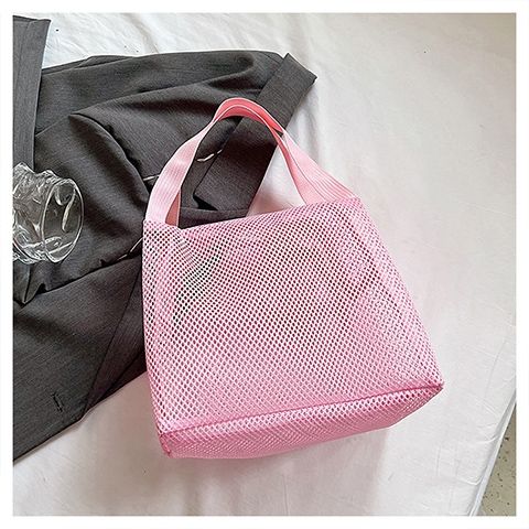 时尚大容量户外带饭防水饭盒网眼游泳洗澡午餐收纳包