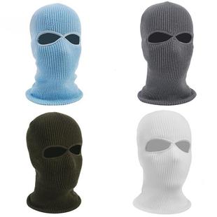 冬天头套男脖跑步专用祇漏眼睛嘴 户外女 帽子露防风面罩保暖冬季