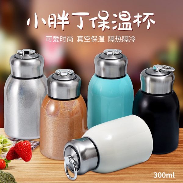 l口袋m杯4300户外保温杯30双层环不锈钢小真空丁便携提随手杯带胖