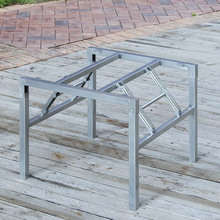 正方形桌腿支架吃饭桌子腿折叠架子 桌子架 桌脚 餐台脚架