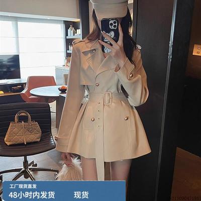 风衣外套女短款小个子2025新款早春秋季高级感英伦风韩版气质正肩