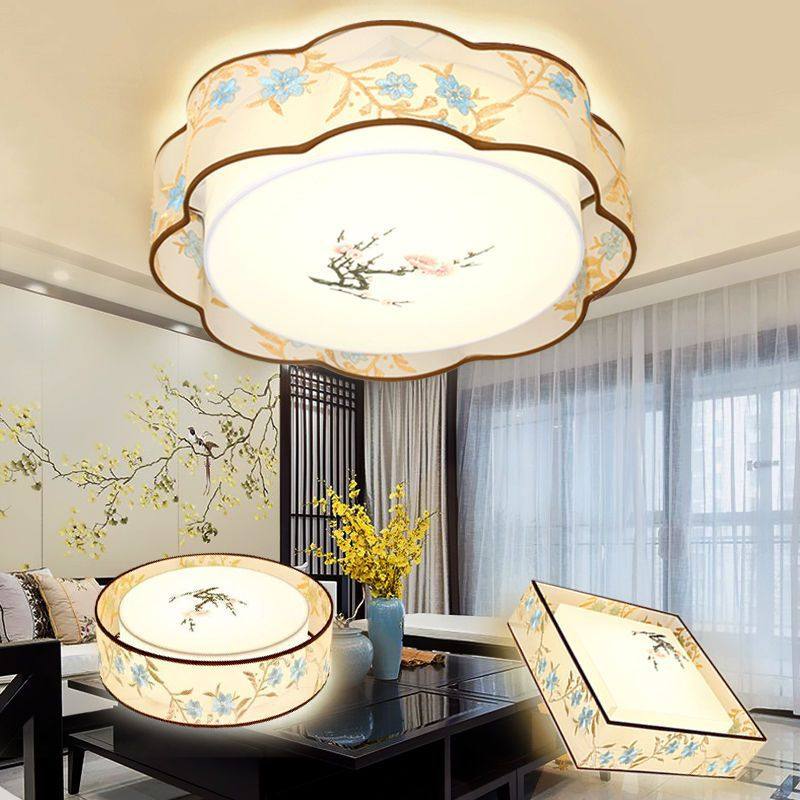 现代中式led卧室灯中国风吸顶灯灯具客厅新款餐厅灯书房灯具大全