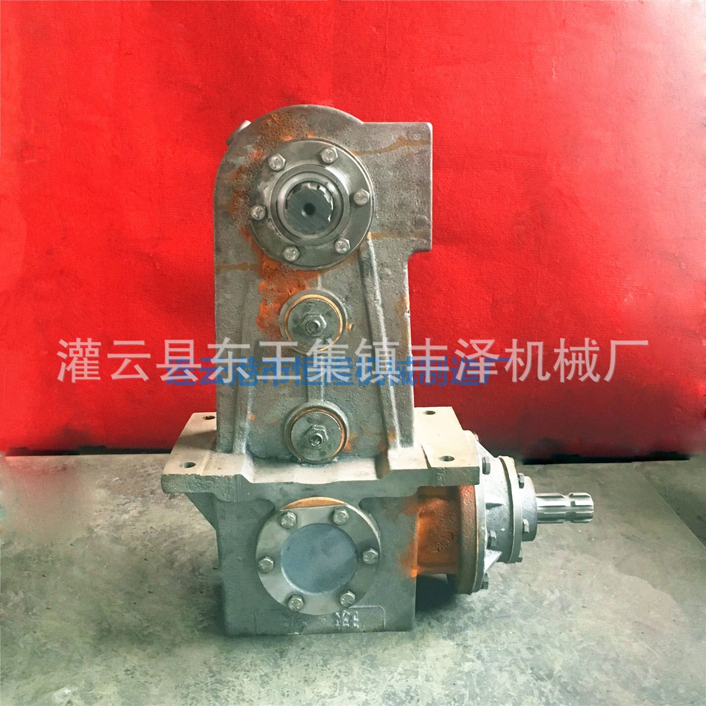 农机配件连云港旋耕机配件140型变速箱齿轮箱总成外壳