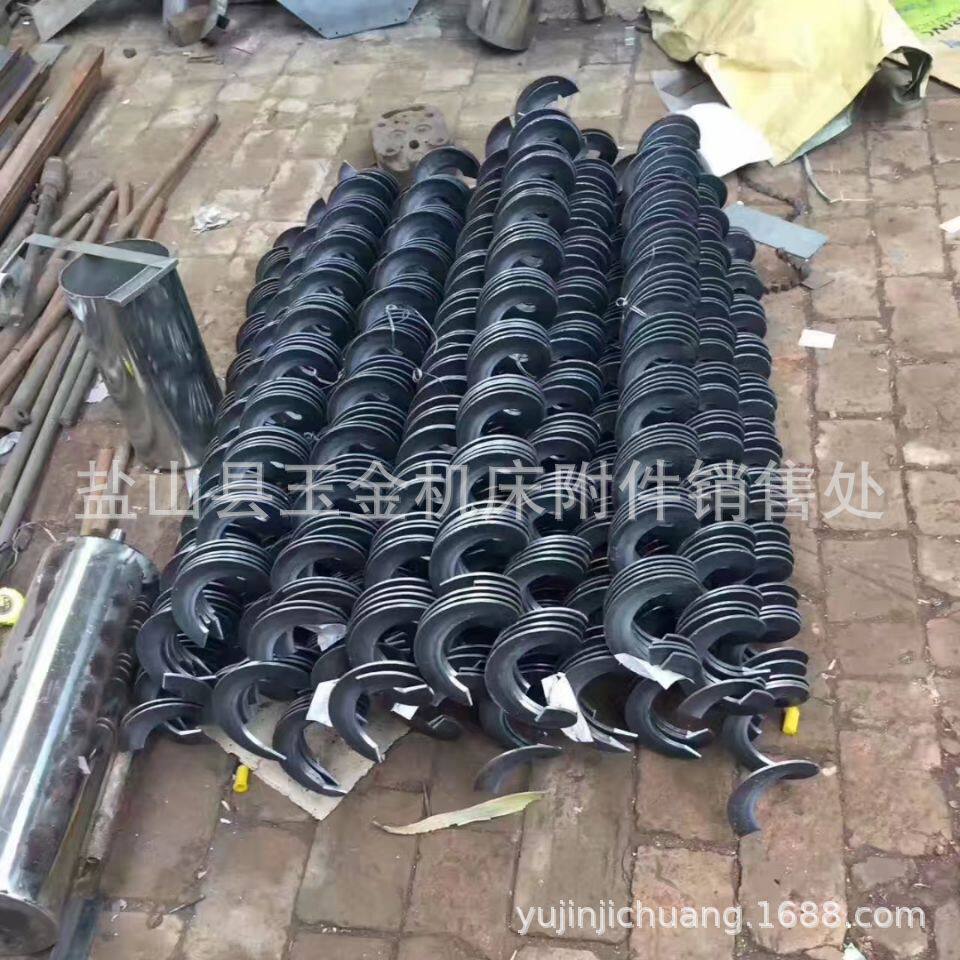 厂家来图来数据供应数控机床螺旋杆左旋右旋螺旋杠排屑输送排屑机