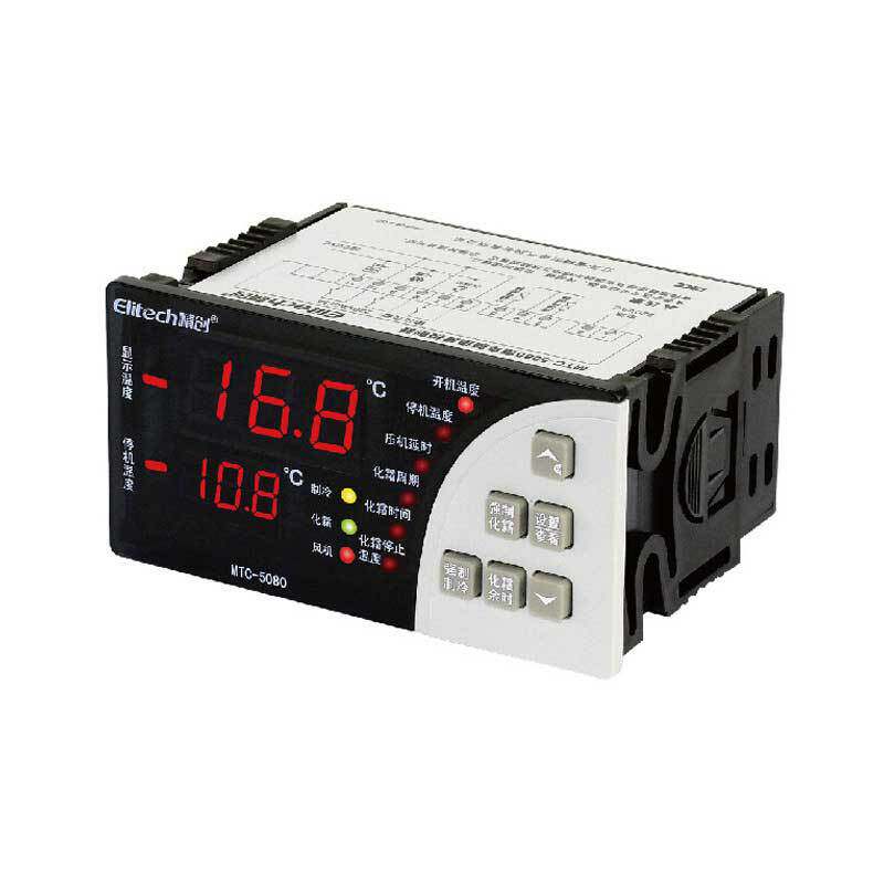精创Elitech温控器MTC-5080冷库温度控制制冷化霜风机蜂鸣器报警