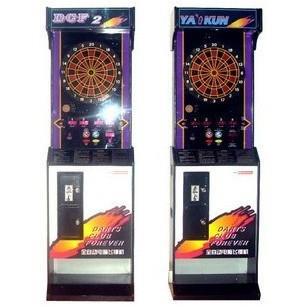 瑶昆牌柜式电子飞镖机电子飞镖机器投币式电子飞镖靶盘机